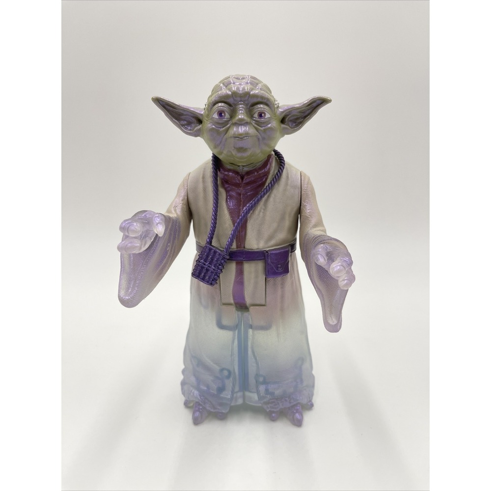 Rare Yoda Star Wars Force 7" Ghost Action Figure Toy 2013 LFL Hasbro Jedi‎ #016